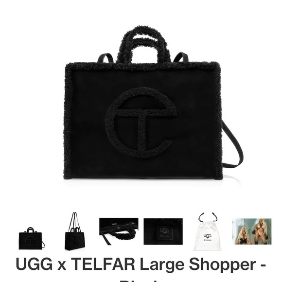 Telfar Handbags - UGG x TELFAR Large Shopper - Black